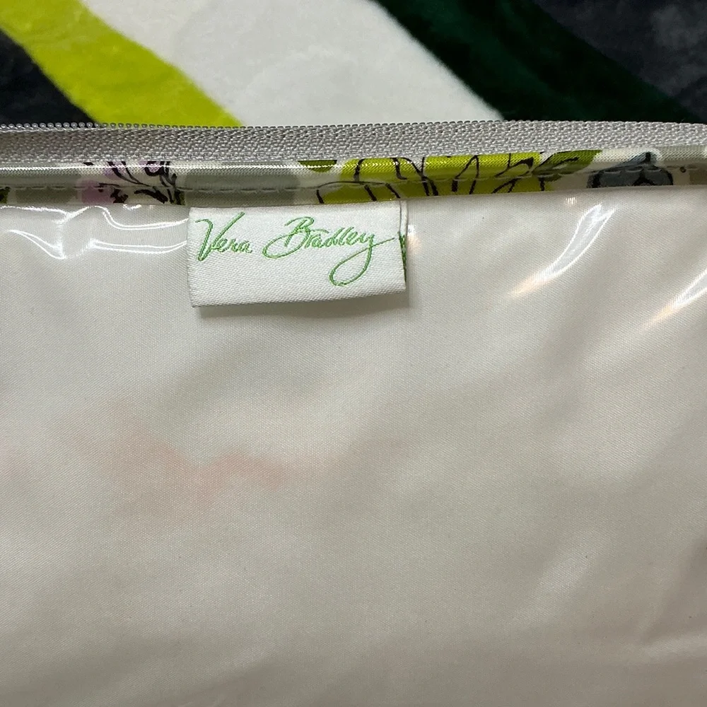 Vera Bradley Floral Lunch Bag in Purple and Green